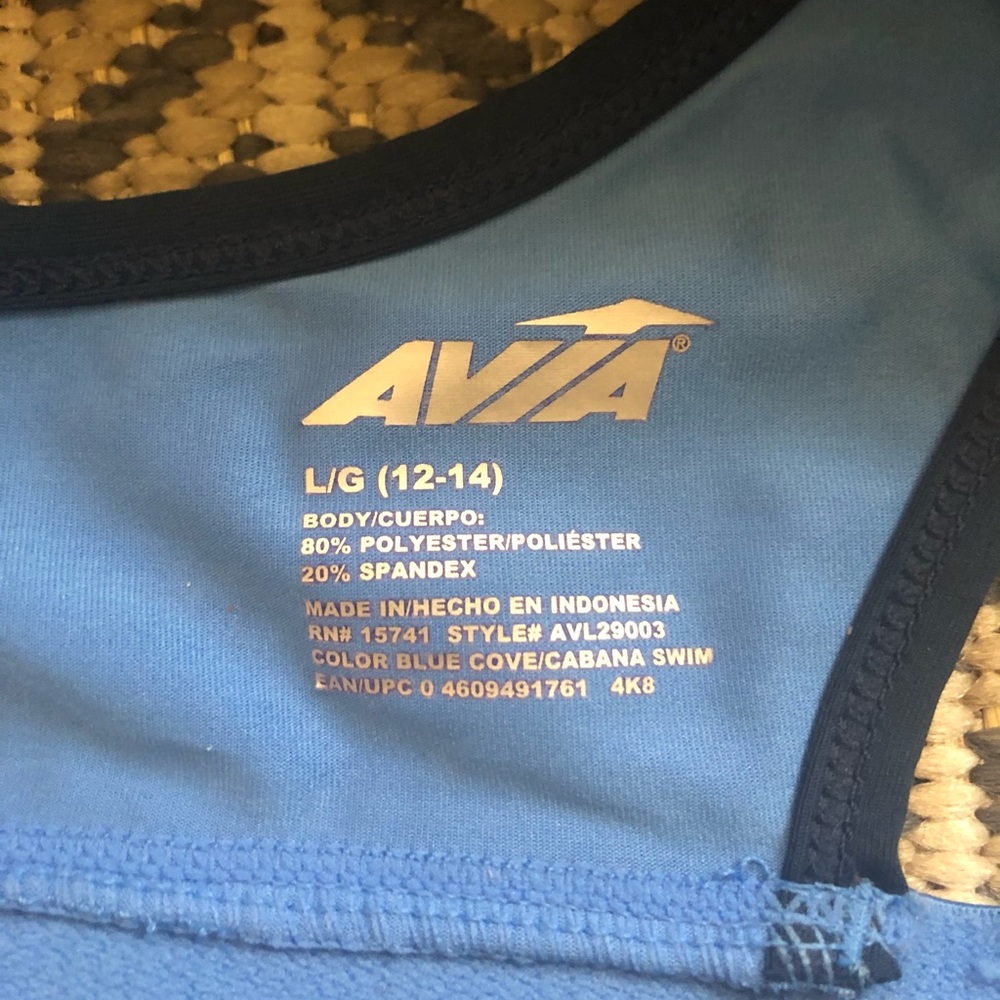 NWOT blue two-tone sports bra - Picture 4 of 5